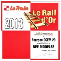 ree rail or 2013 le train fourgon ocem h0