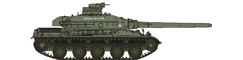 REE AB-020 - Char AMX 30B - 1DB Char du Chef de Corps MARECHAL DE LATTRE