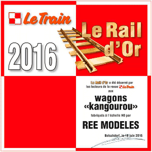 ree modeles wagons kangourou diplome rail or 2016