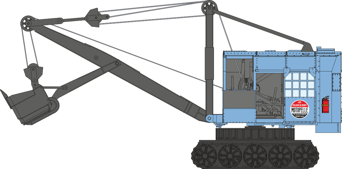 CB 156 - X045 D-01 - Excavatrice Bondy - MOTOPELLE 1